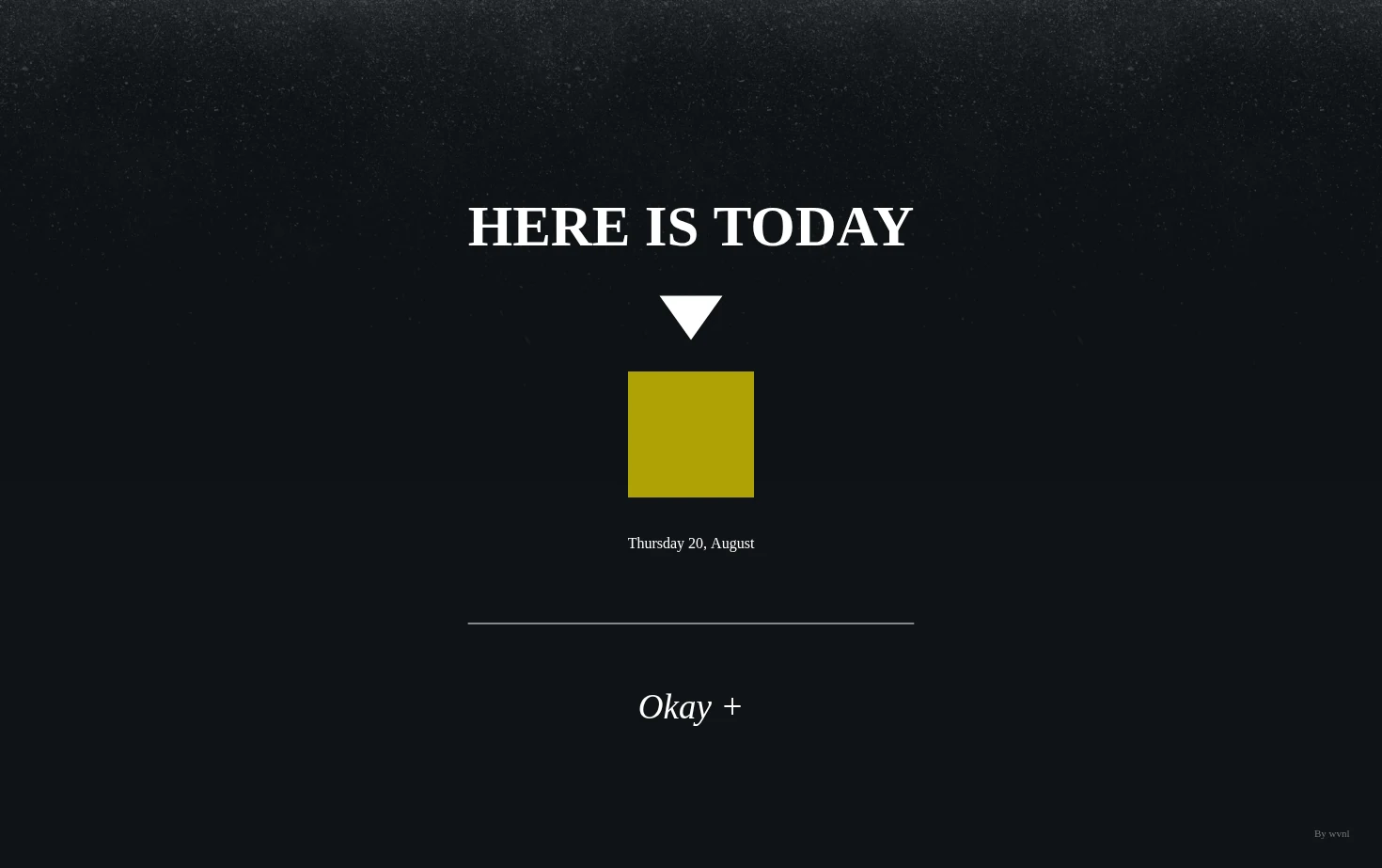 HERE IS TODAY 页面快照
